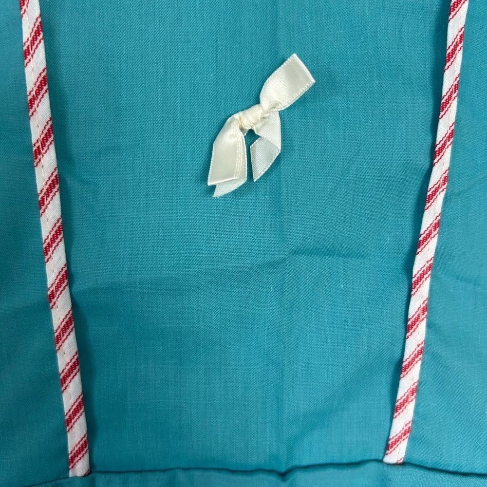 Vintage Fruit of the Loom Blue  Apron. NEW with original vintage tag - Picture 6 of 6